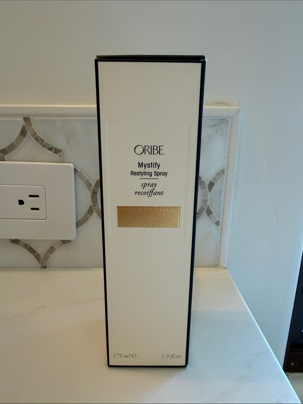 Oribe Mystify Restyling Spray - White & Gold Accent